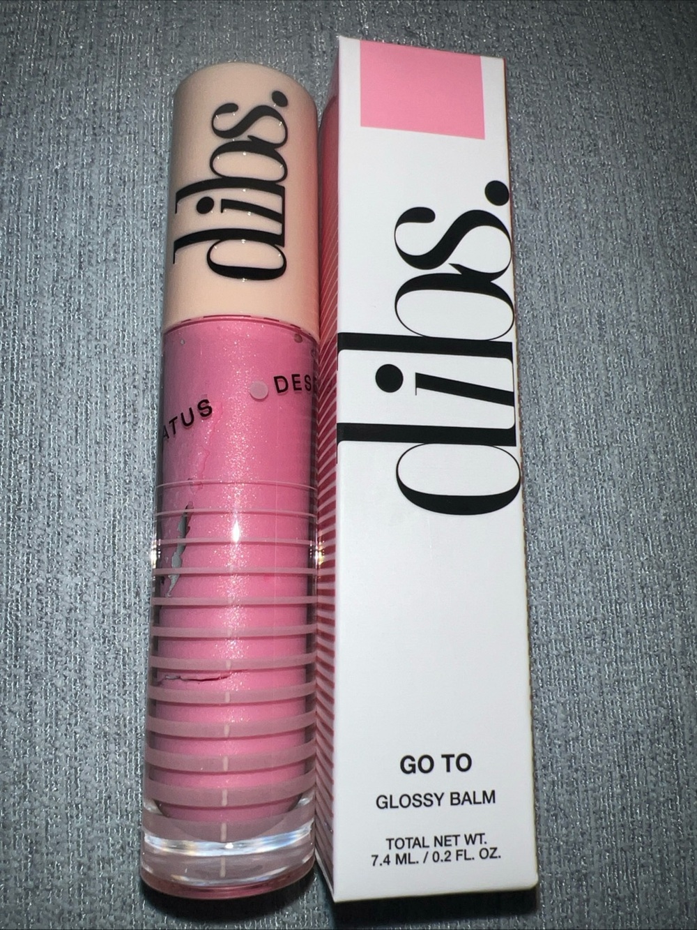 NEW dibs. GO TO Glossy Balm ~Italian Soda~ lip gloss .2 fl oz NIB